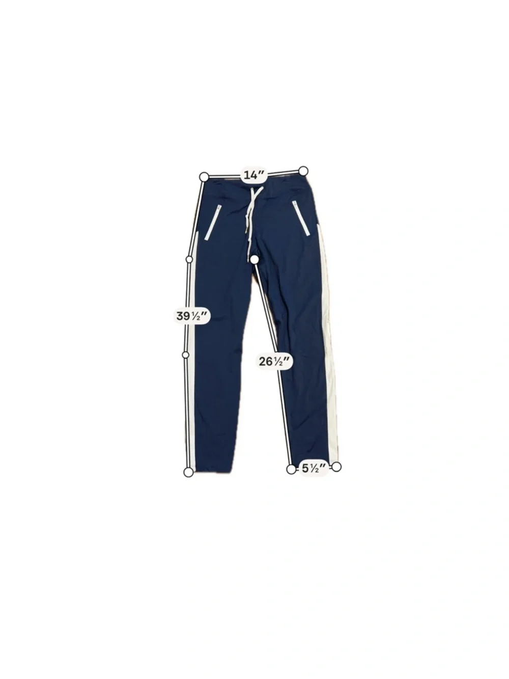 ALALA Navy Track Jacket + Jogger Set Women’s Athleisure Matching Set Small